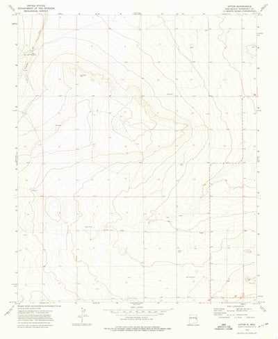 United States Geological Survey Upton, NM (1973, 24000-Scale) digital map