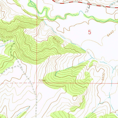 United States Geological Survey Upton, UT (1967, 24000-Scale) digital map