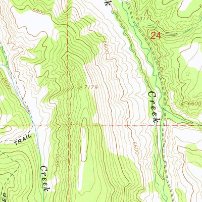 United States Geological Survey Upton, UT (1967, 24000-Scale) digital map