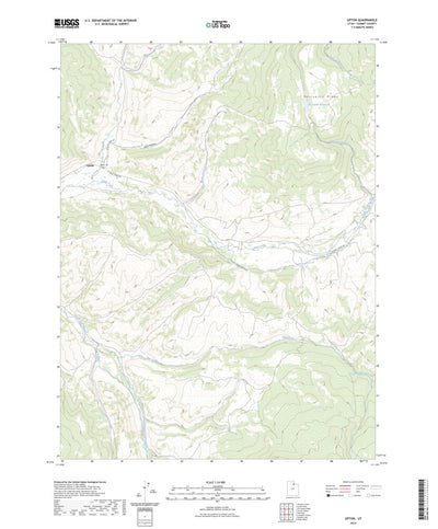 United States Geological Survey Upton, UT (2023, 24000-Scale) digital map