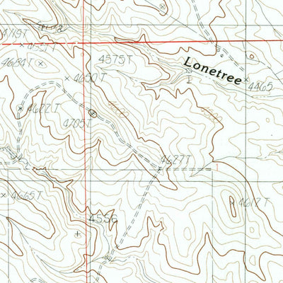United States Geological Survey Upton West, WY (1984, 24000-Scale) digital map