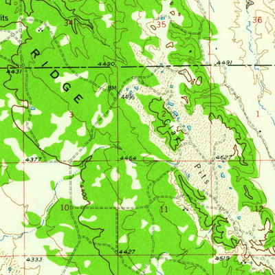 United States Geological Survey Upton, WY (1957, 62500-Scale) digital map