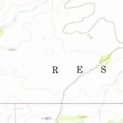 United States Geological Survey Uranium Spring, AZ (1971, 24000-Scale) digital map