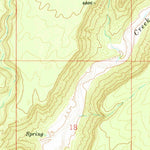 United States Geological Survey Uranium Spring, AZ (1971, 24000-Scale) digital map