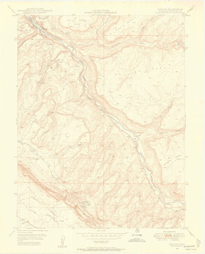United States Geological Survey Uravan, CO (1948, 24000-Scale) digital map