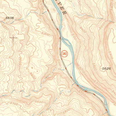 United States Geological Survey Uravan, CO (1949, 24000-Scale) digital map