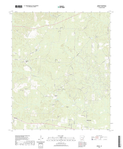 United States Geological Survey Urbana, AR (2020, 24000-Scale) digital map
