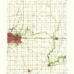 United States Geological Survey Urbana, IL (1957, 62500-Scale) digital map