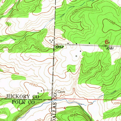 United States Geological Survey Urbana, MO (1950, 24000-Scale) digital map