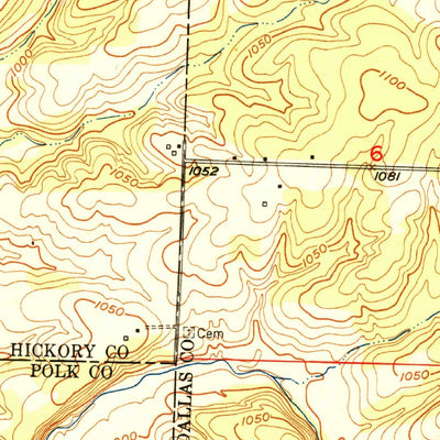 United States Geological Survey Urbana, MO (1951, 24000-Scale) digital map