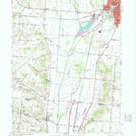 United States Geological Survey Urbana West, OH (1961, 24000-Scale) digital map
