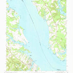 United States Geological Survey Urbanna, VA (1968, 24000-Scale) digital map