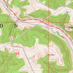 United States Geological Survey Urne, WI (1974, 24000-Scale) digital map