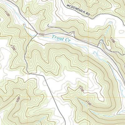 United States Geological Survey Urne, WI (2022, 24000-Scale) digital map