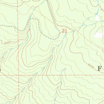 United States Geological Survey Ute, CO (1973, 24000-Scale) digital map