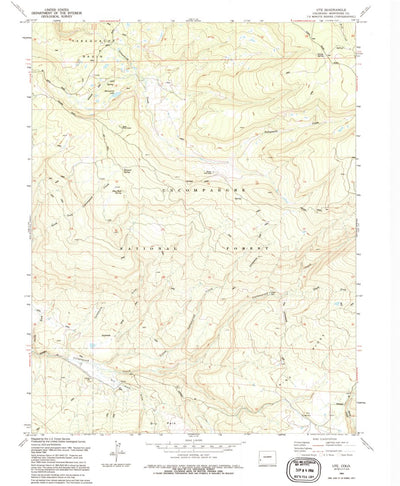 United States Geological Survey Ute, CO (1994, 24000-Scale) digital map