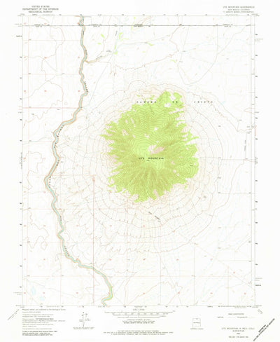 United States Geological Survey Ute Mountain, NM-CO (1963, 24000-Scale) digital map