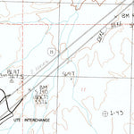 United States Geological Survey Ute, NV (1983, 24000-Scale) digital map