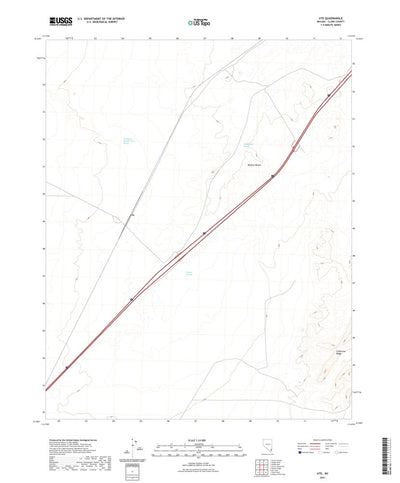 United States Geological Survey Ute, NV (2021, 24000-Scale) digital map