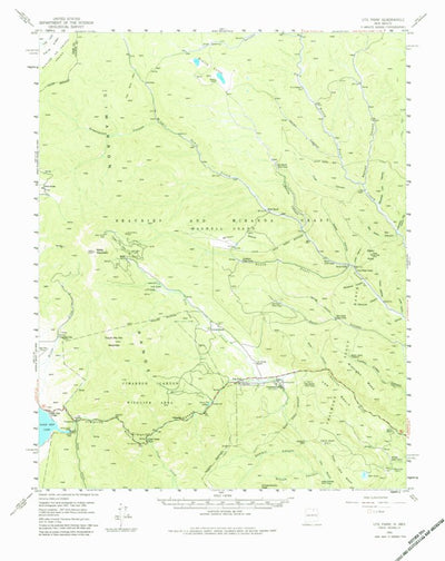 United States Geological Survey Ute Park, NM (1955, 62500-Scale) digital map