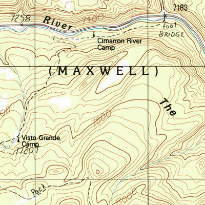 United States Geological Survey Ute Park, NM (1987, 24000-Scale) digital map