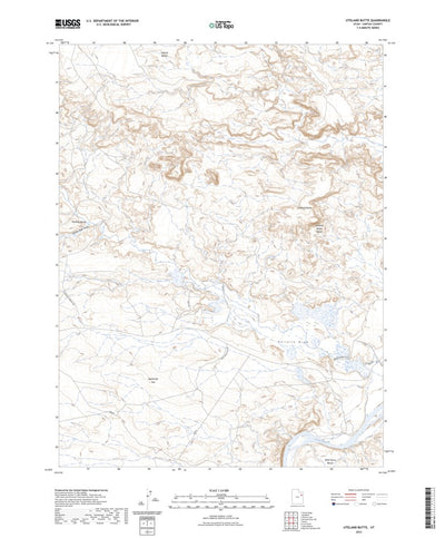 United States Geological Survey Uteland Butte, UT (2023, 24000-Scale) digital map