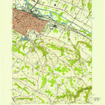 United States Geological Survey Utica East, NY (1943, 24000-Scale) digital map