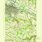 United States Geological Survey Utica East, NY (1945, 31680-Scale) digital map