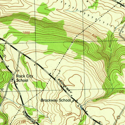 United States Geological Survey Utica East, NY (1945, 31680-Scale) digital map