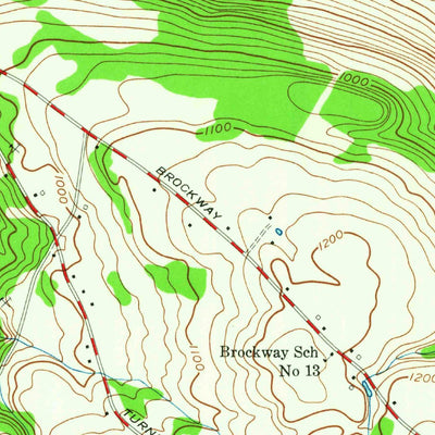 United States Geological Survey Utica East, NY (1955, 24000-Scale) digital map
