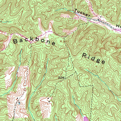United States Geological Survey Utica, KY (1953, 24000-Scale) digital map