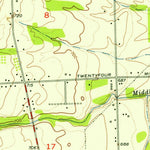 United States Geological Survey Utica, MI (1952, 24000-Scale) digital map