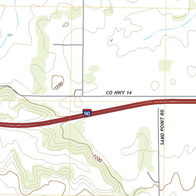 United States Geological Survey Utica, MN (2022, 24000-Scale) digital map