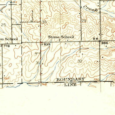 United States Geological Survey Utica, MO (1924, 62500-Scale) digital map