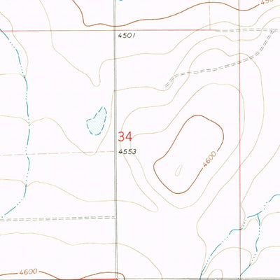 United States Geological Survey Utica, MT (1970, 24000-Scale) digital map