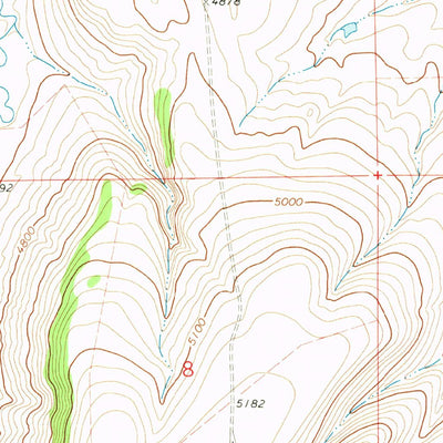 United States Geological Survey Utica, MT (1970, 24000-Scale) digital map
