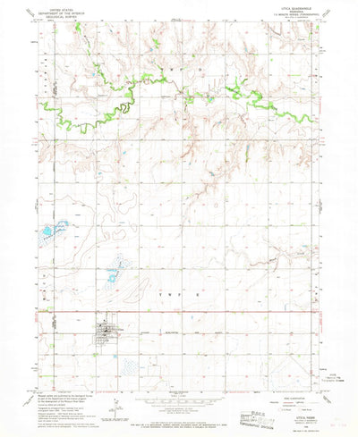United States Geological Survey Utica, NE (1966, 24000-Scale) digital map