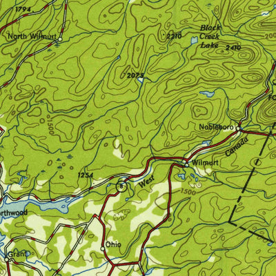 United States Geological Survey Utica, NY (1950, 250000-Scale) digital map