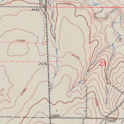 United States Geological Survey Utica SE, KS (1966, 24000-Scale) digital map