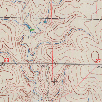 United States Geological Survey Utica SE, KS (1966, 24000-Scale) digital map