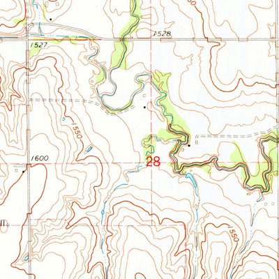 United States Geological Survey Utica SW, NE (1969, 24000-Scale) digital map