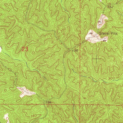 United States Geological Survey Utica West, MS (1962, 24000-Scale) digital map