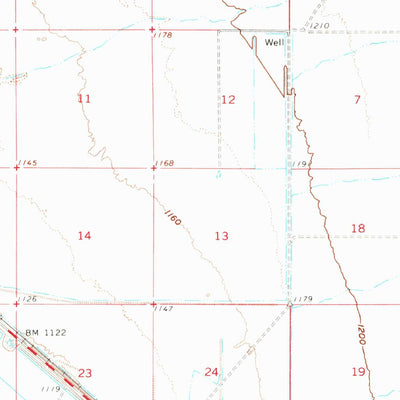 United States Geological Survey Utting, AZ (1962, 62500-Scale) digital map