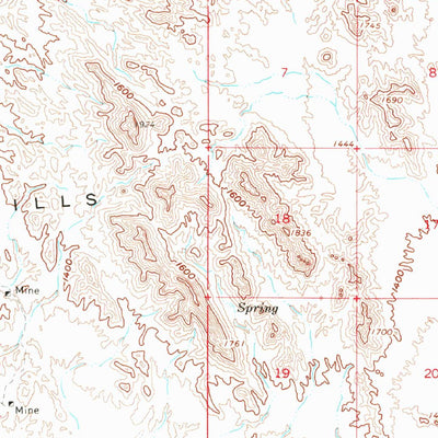 United States Geological Survey Utting, AZ (1962, 62500-Scale) digital map