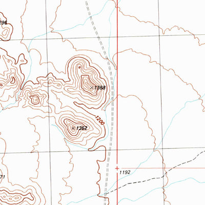 United States Geological Survey Utting, AZ (1990, 24000-Scale) digital map