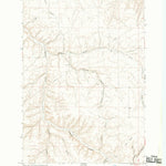 United States Geological Survey Utts Butte, OR (1968, 24000-Scale) digital map