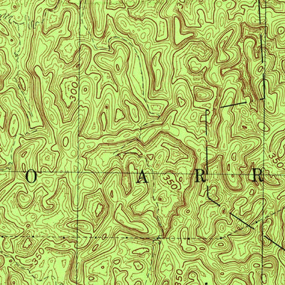 United States Geological Survey Utuado, PR (V1, 1982) digital map