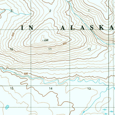 United States Geological Survey Utukok River A-1, AK (1984, 63360-Scale) digital map