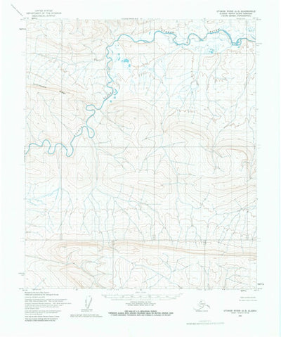 United States Geological Survey Utukok River A-3, AK (1955, 63360-Scale) digital map