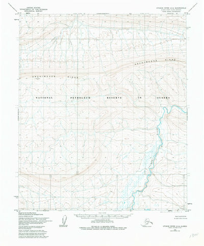 United States Geological Survey Utukok River A-4, AK (1955, 63360-Scale) digital map
